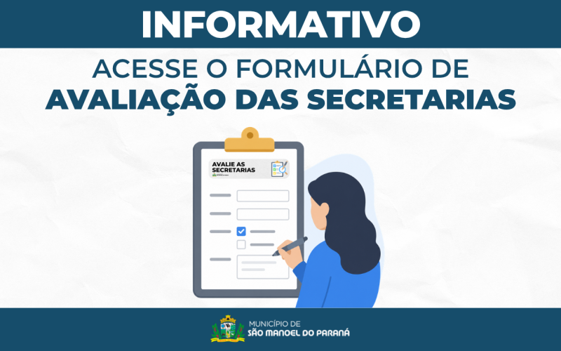 AVALIE AS SECRETARIAS MUNICIPAIS 