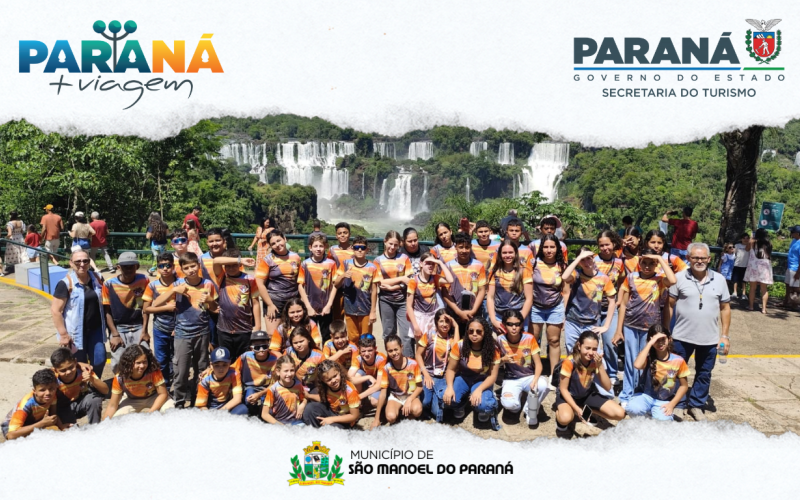 Banda Ecológica Águia Pequena, de São Manoel do Paraná, é contemplada com viagem a Foz do Iguaçu pela Secretaria de Estado do Turismo do Paraná.
